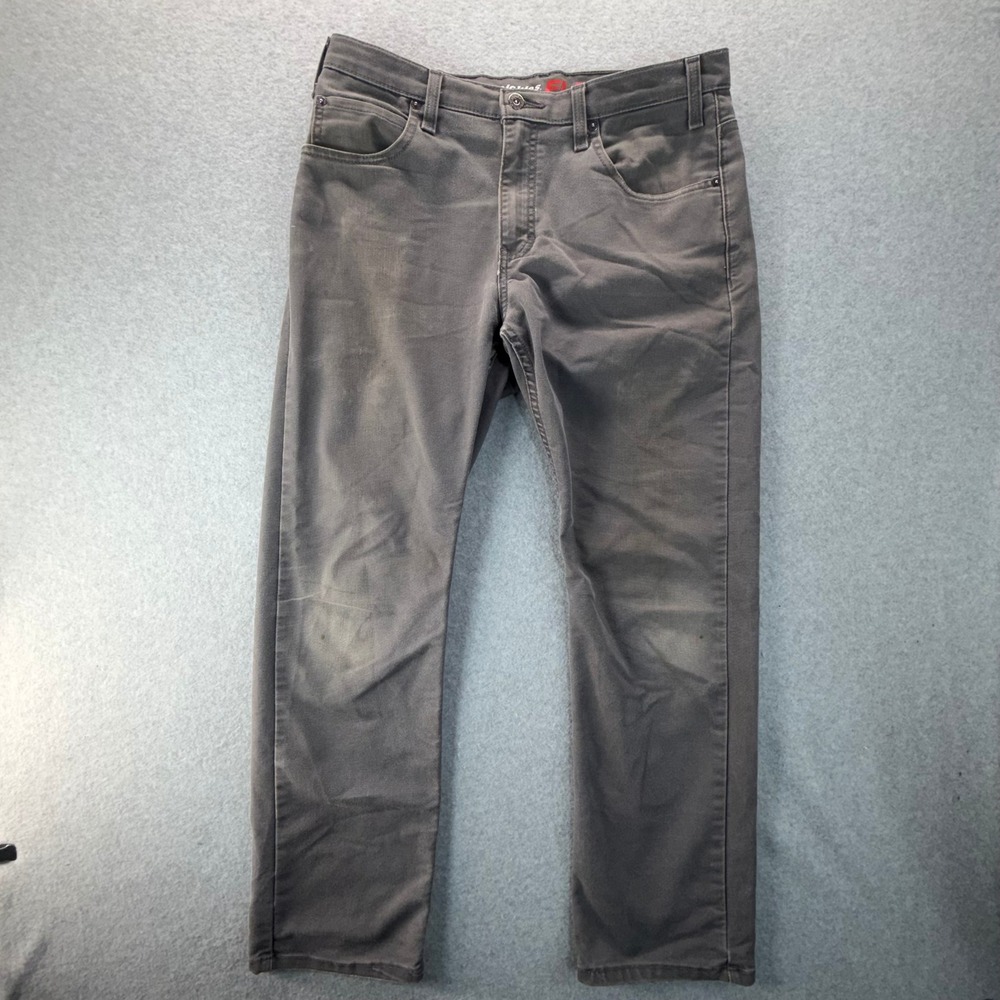 Dickies Flex Regular Straight Leg Work Pants Mens 32x32 Charcoal Gray Stretch
